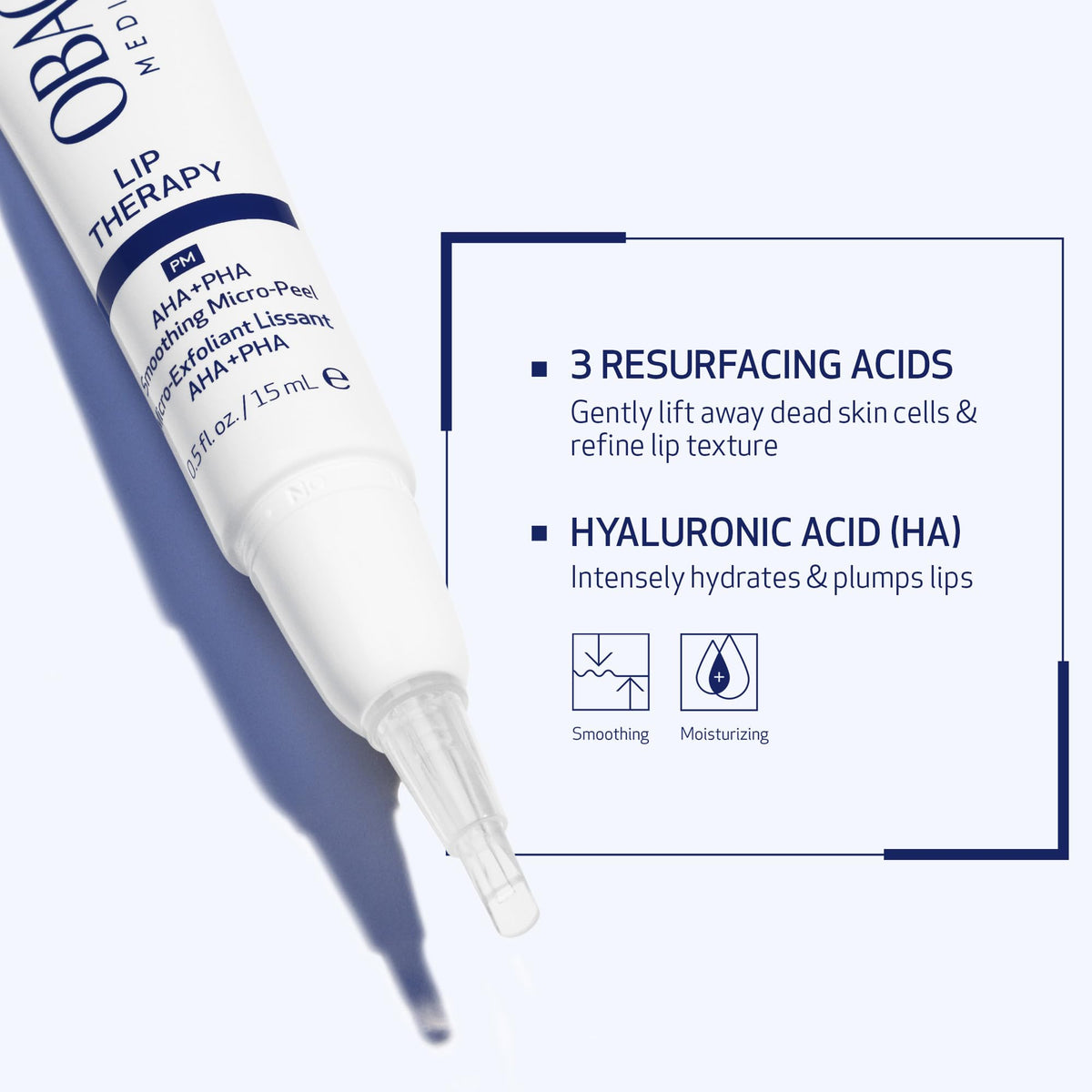 Obagi ingredients close-up displaying hyaluronic acid and oils for hydration benefits