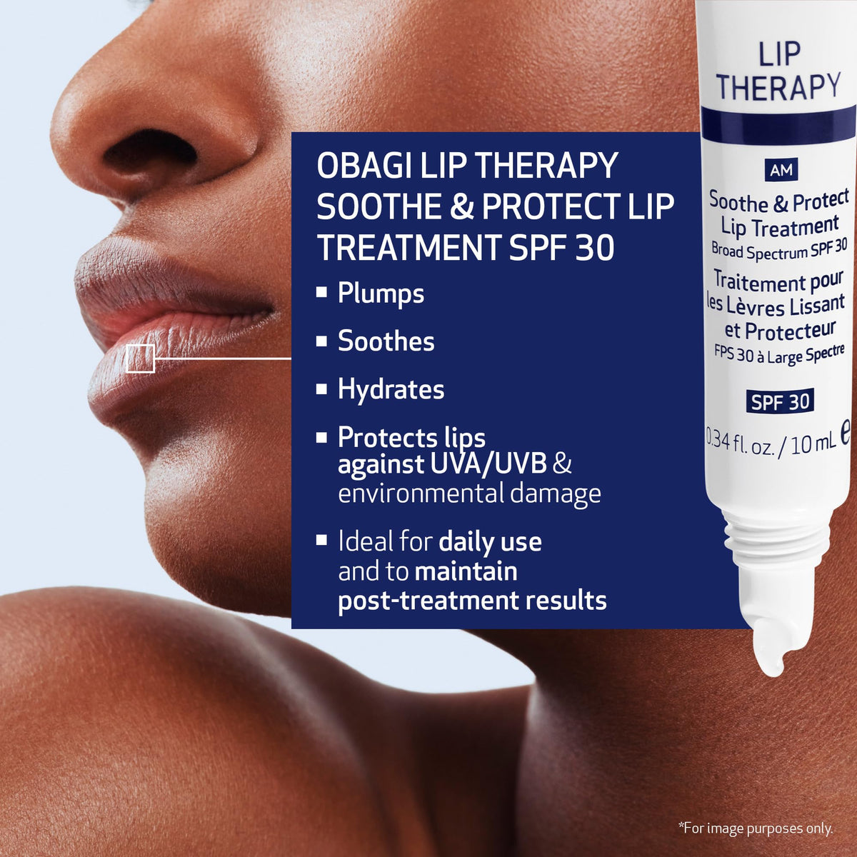 Obagi Medical close-up texture of balm demonstrating smooth non-greasy finish