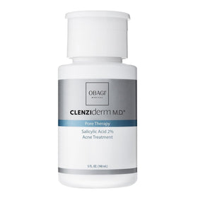 Obagi Medical bottle front view showing label and benefit for clearer pores