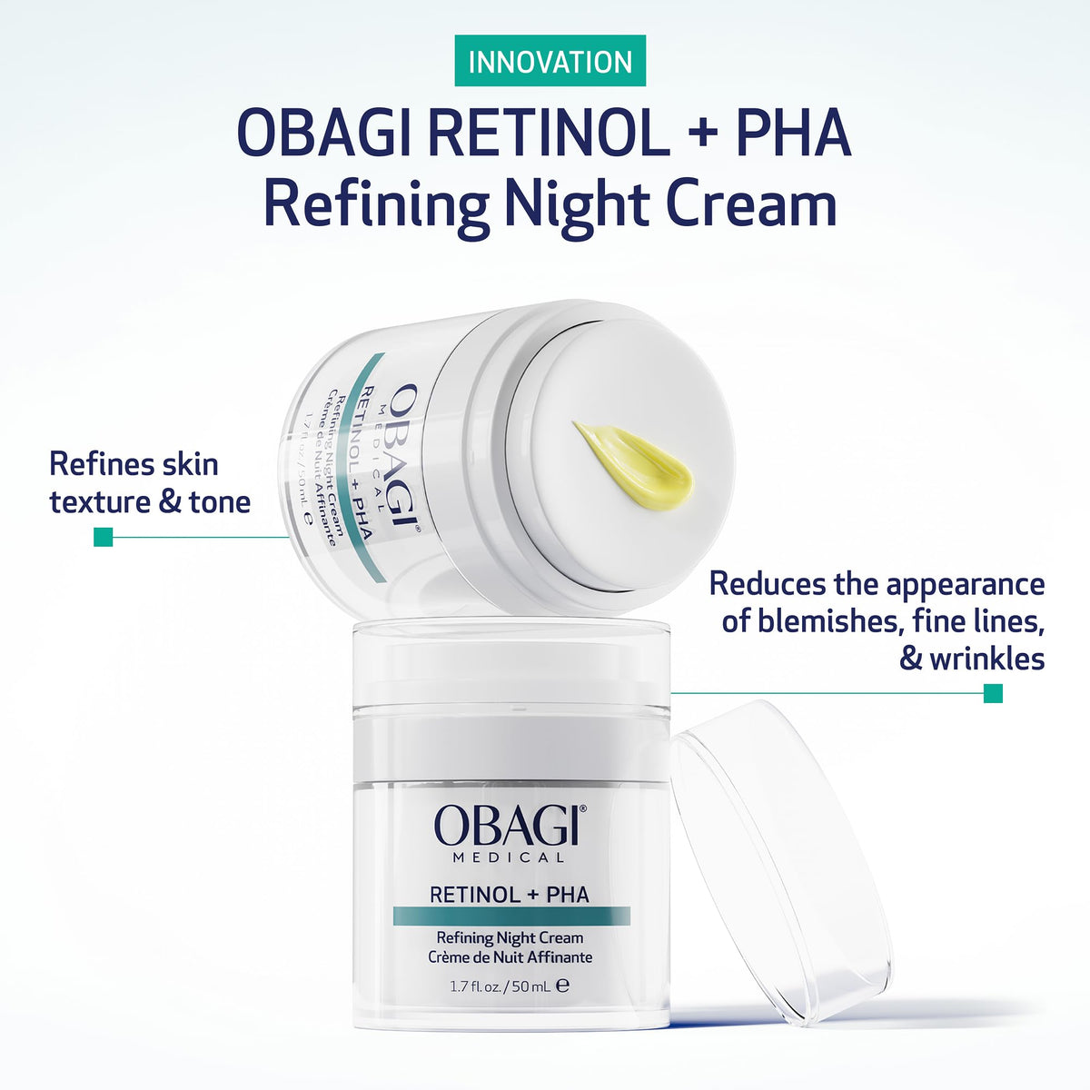 Obagi Medical jar lid detail highlighting quality finish and seal