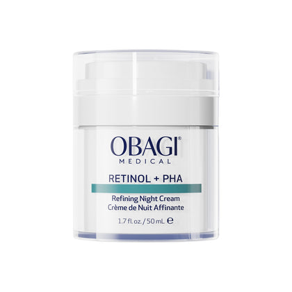 Obagi Medical jar front packaging showing brand and product benefits