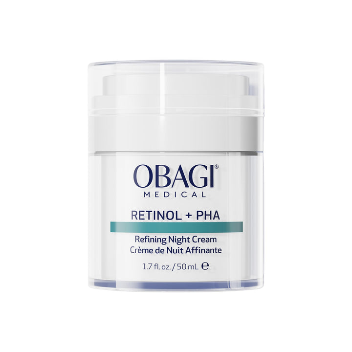 Obagi Medical jar front packaging showing brand and product benefits