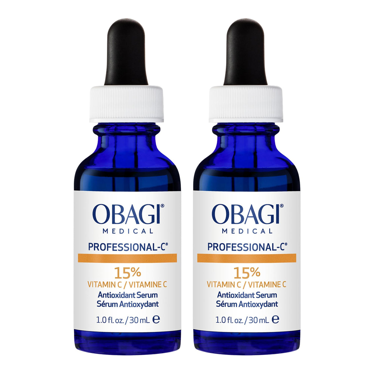 Obagi Medical front packaging showing product and clear branding benefits