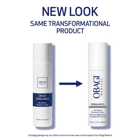 Obagi Medical cream texture close-up emphasizing lightweight hydration