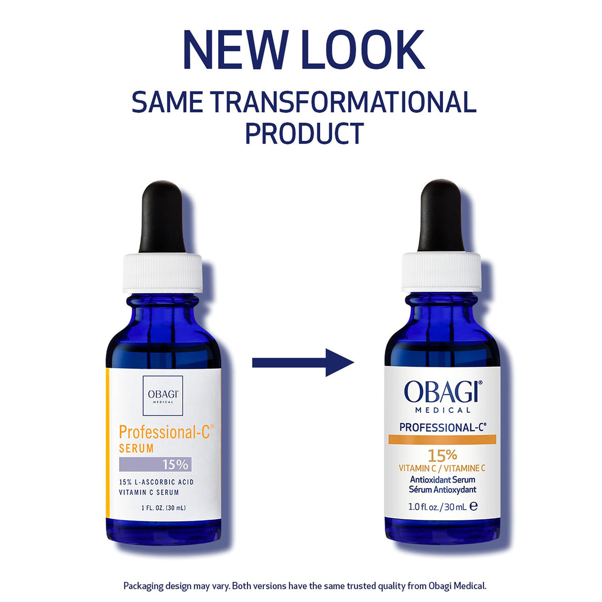 Obagi Medical dropper dispensing serum highlighting precise application benefit