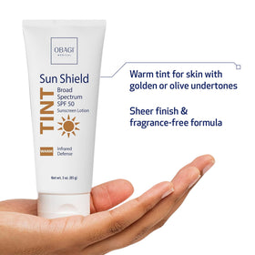 Obagi Medical sunscreen texture close-up showing smooth blendability and light finish