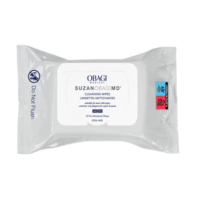 Obagi Medical front packaging showing 25-count travel wipes and convenience