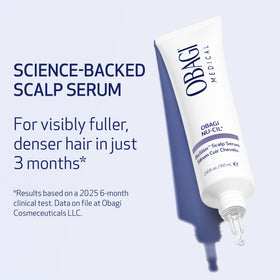 Obagi Nu-Cil serum texture closeup highlighting lightweight, fast-absorbing formula