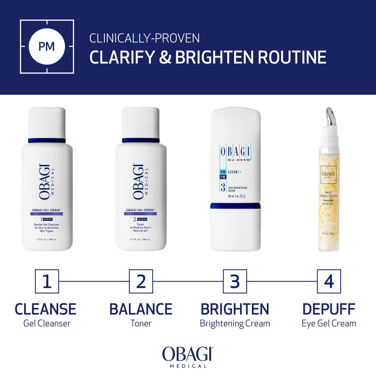 Obagi Nu-Derm 2 oz next to common item for size comparison and portability