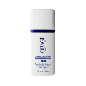 Obagi Medical foaming gel front packaging showing product clarity and trust