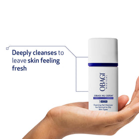 Obagi Medical cap and pump detail highlighting easy controlled dispensing