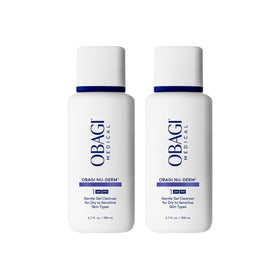 Obagi Nu-Derm Gentle Cleanser front packaging shows clean label and size benefit