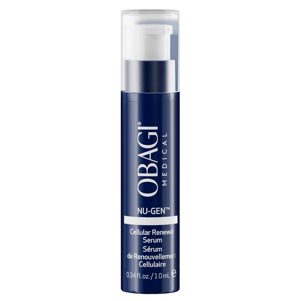 Obagi Medical bottle front packaging showing clinical design and benefit