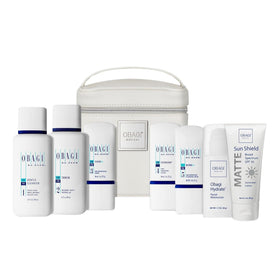 Obagi Medical kit front packaging showing complete seven-count system benefits