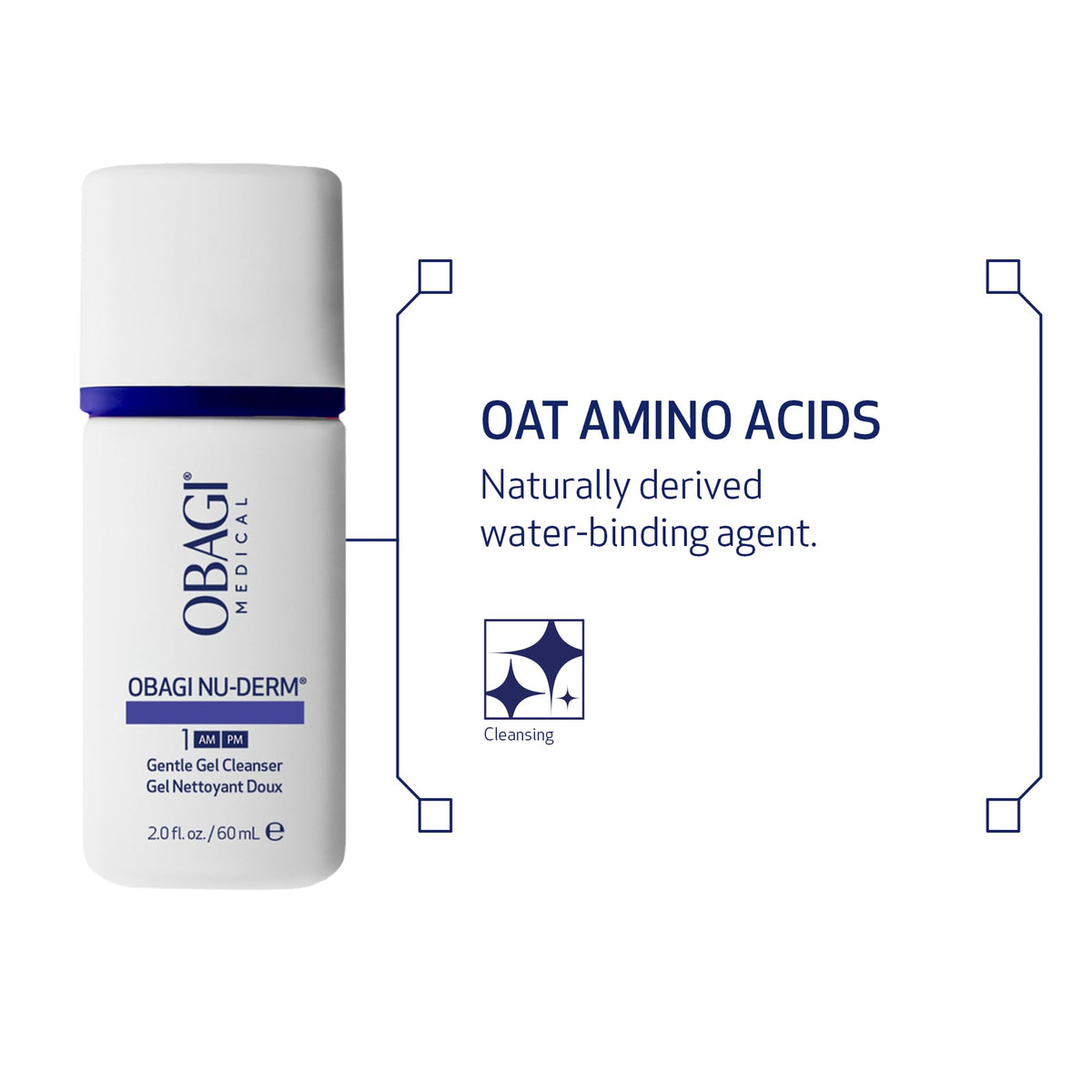 Obagi Medical Nu‑Derm gentle cleanser in a travel bag for on‑the‑go skincare