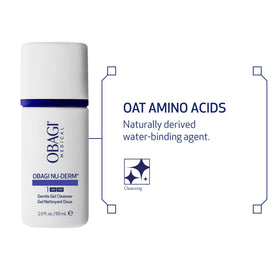 Obagi Medical Nu‑Derm gentle cleanser in a travel bag for on‑the‑go skincare