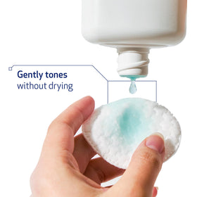 Obagi Medical clear liquid texture pouring to show gentle non-drying formula