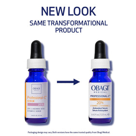 Obagi Medical glass bottle close-up highlighting premium finish and reliability