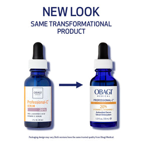 Obagi Medical serum dropper and texture showing lightweight absorption benefit