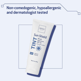 Obagi Medical tube beside a ruler showing 3 ounce size benefit