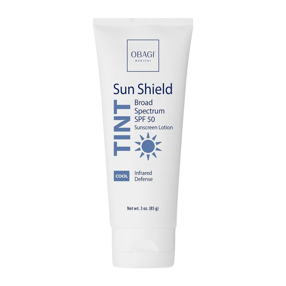 Obagi Medical front tube showing SPF 50 and unscented benefit