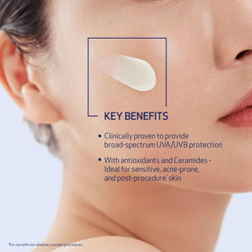 Obagi Medical close-up texture revealing lightweight mineral cream for comfortable wear