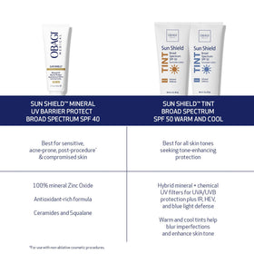 Obagi Medical worn under makeup showing compatibility and daily layering benefit