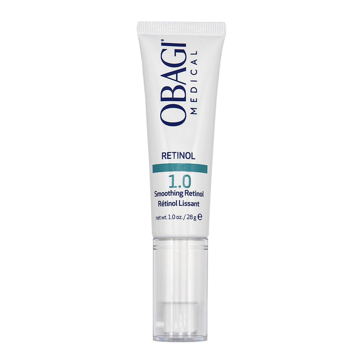 Obagi Medical front packaging showing brand and product benefit