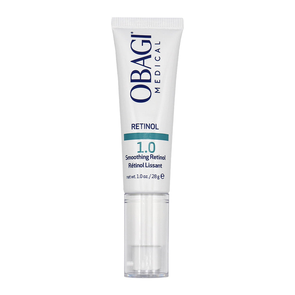 Obagi Medical front packaging showing brand and product benefit