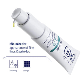 Obagi Medical graphic of clinical stats emphasizing visible improvement benefit