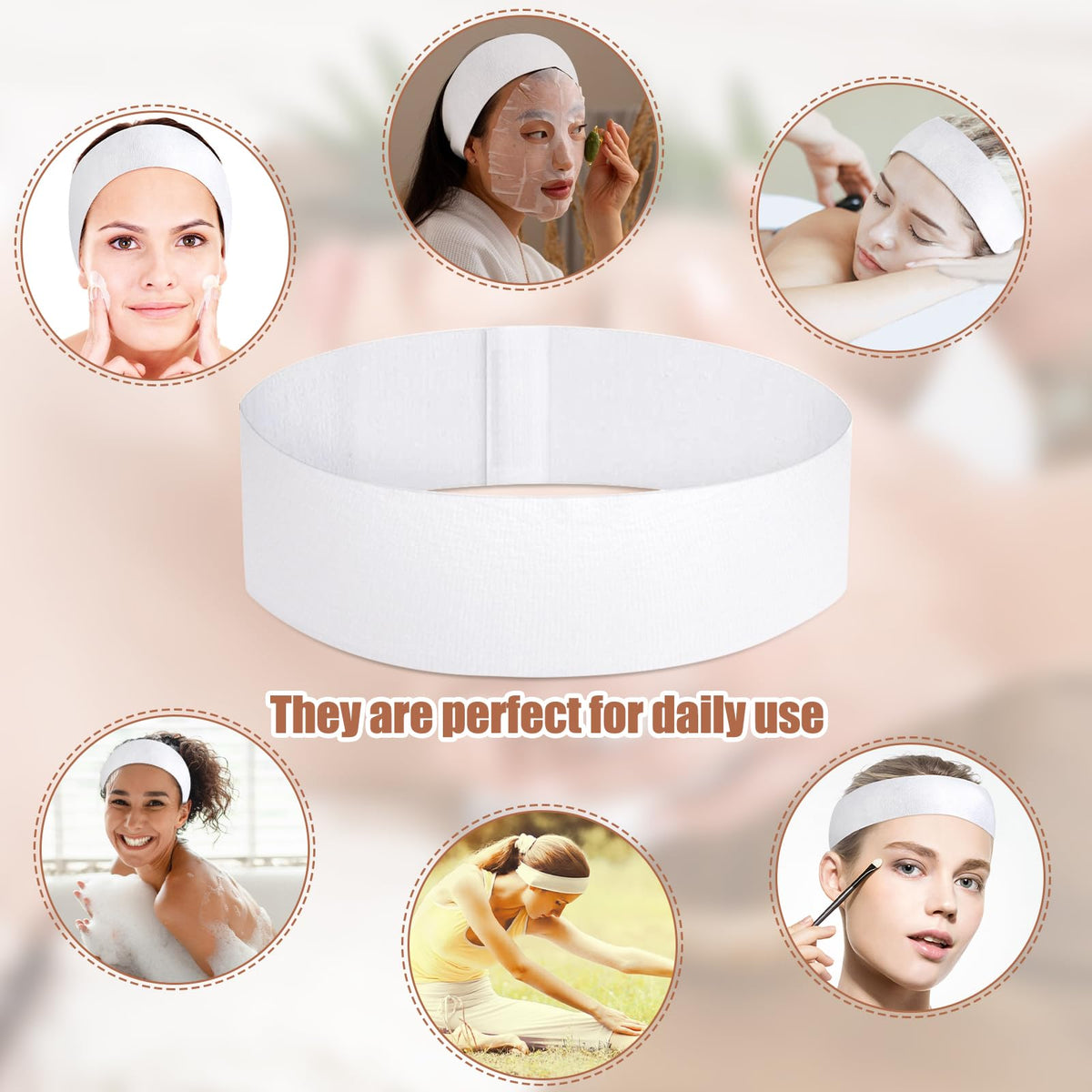 obeoby headbands displayed at a salon station improving hygiene workflow