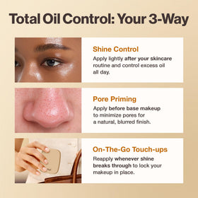 OBgE before and after pore blur comparison highlighting smoother skin