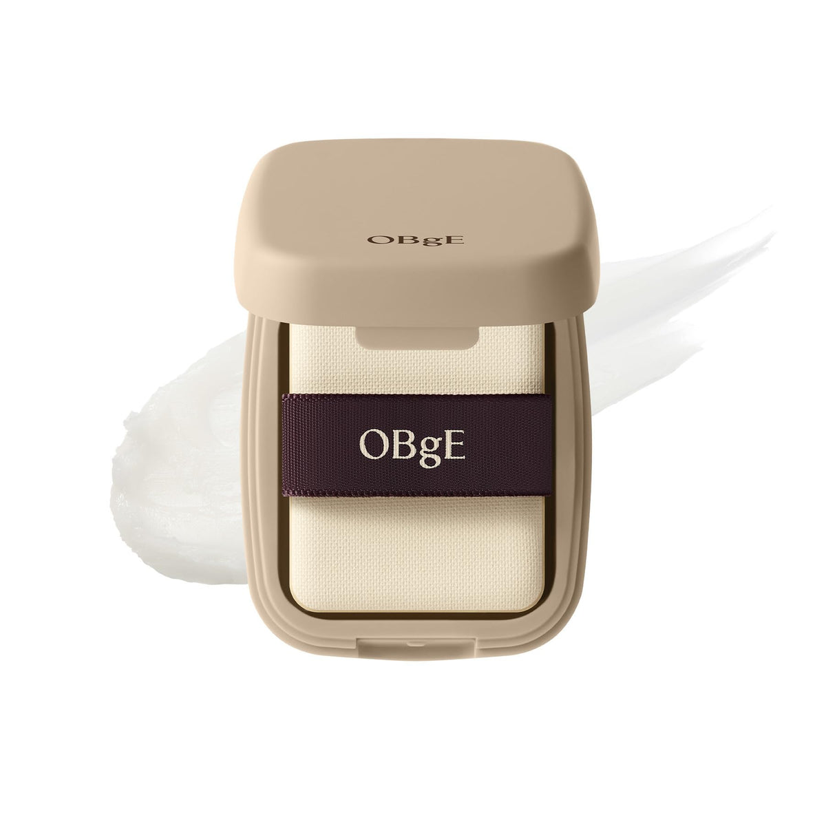 OBgE front packaging showing compact finish and portability benefit