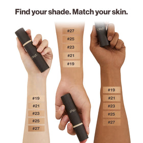 OBgE size comparison in hand showing 0.49oz portability and on-the-go ease