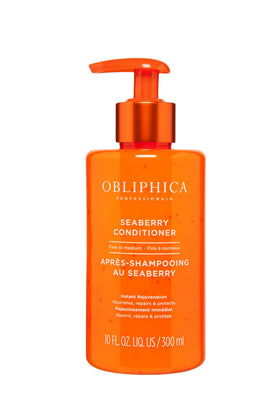 Obliphica front bottle view showing 10 oz conditioner and clear labeling for lightweight repair