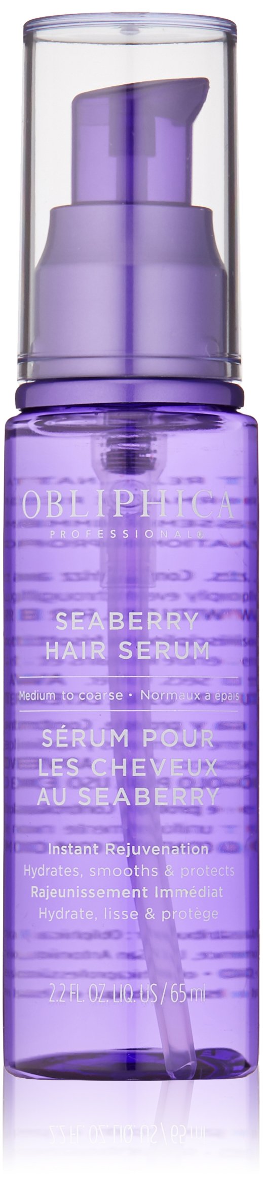 Obliphica Professional seaberry front packaging showing bottle and label for easy identification and benefits