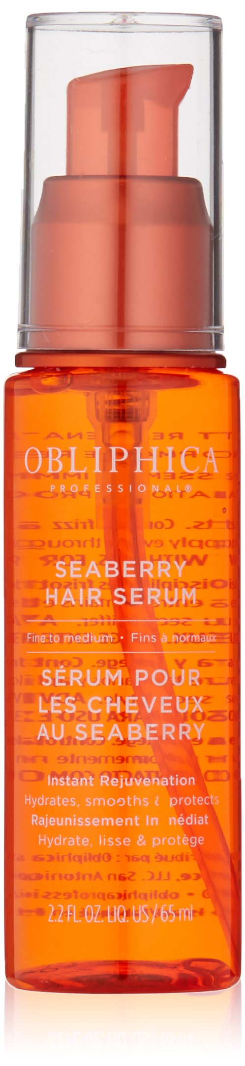 Obliphica Professional front bottle view showing packaging and travel-friendly size benefit