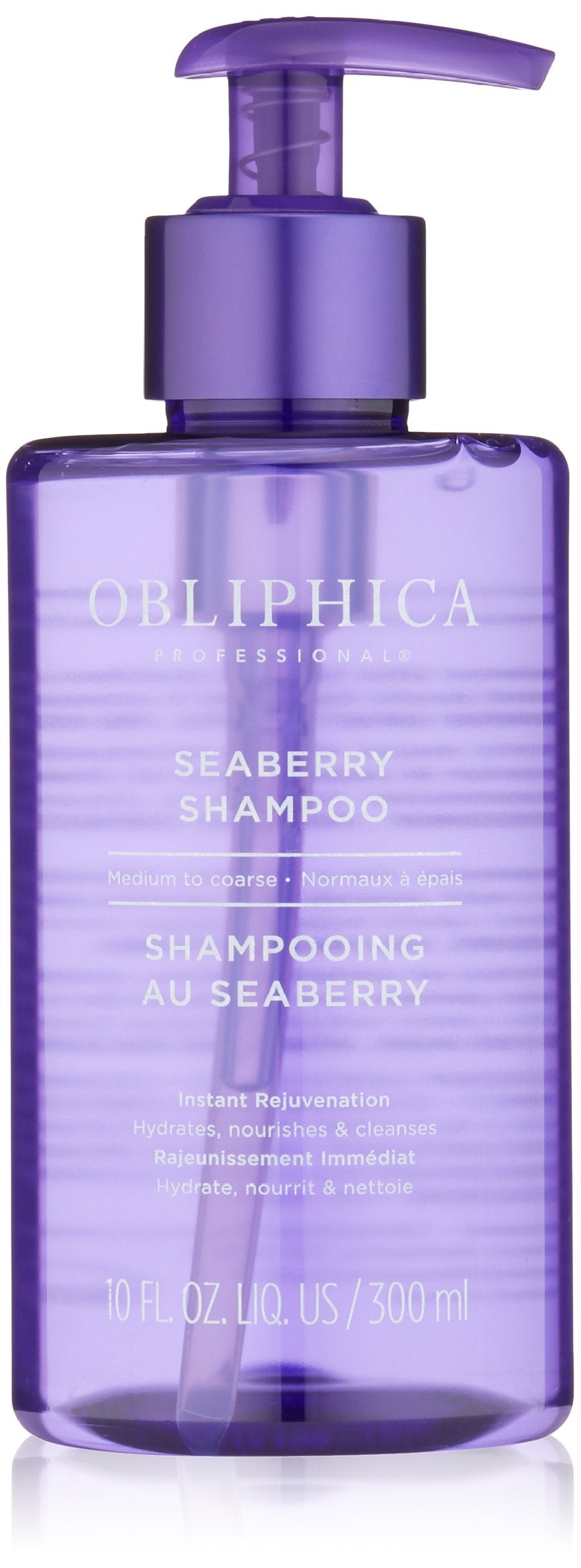 Obliphica front bottle shot showing label and restorative benefits