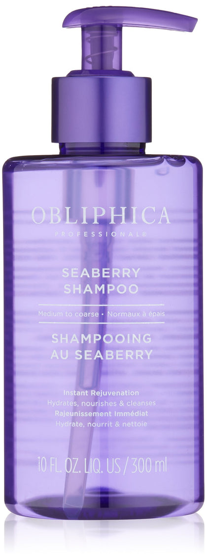 Obliphica front bottle shot showing label and restorative benefits