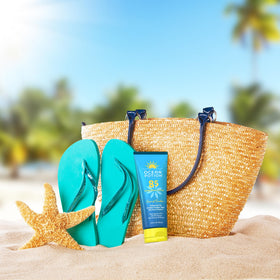 Ocean Potion applied on skin showing smooth coverage and moisturizing effect