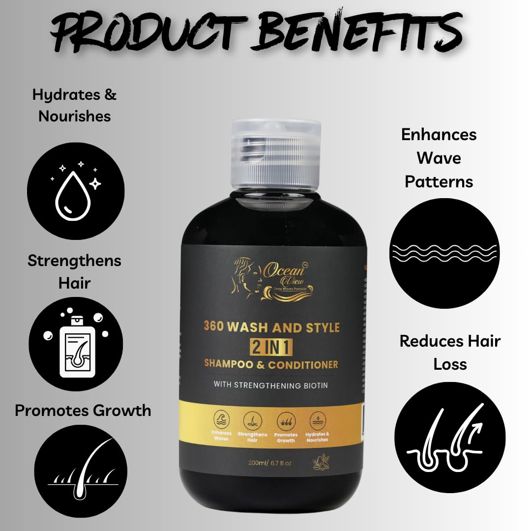 Ocean View Deep Waves Pomade in bathroom lifestyle scene supports grooming routine benefit