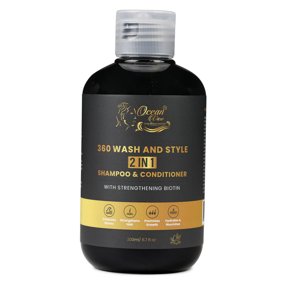 Ocean View Deep Waves Pomade front packaging shows size and branding benefit clarity