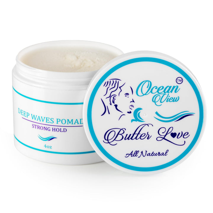 Ocean View jar front packaging showing brand and 4 oz size, professional presentation benefit