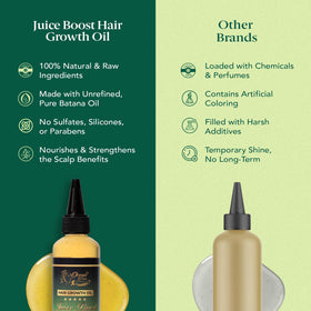 OCEAN VIEW DEEP WAVES POMADE bottle next to hand showing 100ml size and portability