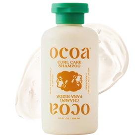OCOA front bottle view showing label and curl-specific benefits