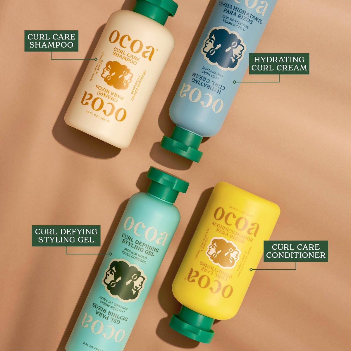 OCOA diffusing curls for volume and lasting bouncy definition