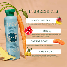 OCOA diffuser styling result showing enhanced shine and reduced frizz
