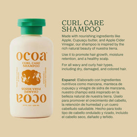 OCOA shampoo lather close-up demonstrating creamy hydration