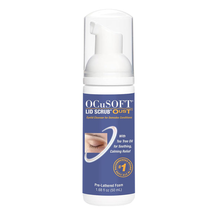 OCuSOFT front packaging showing product and label, highlighting gentle eyelid cleansing