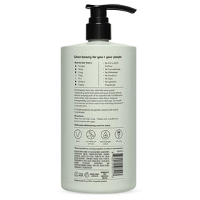 Shiny, smooth hair after Odele use demonstrating frizz control and enhanced shine